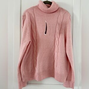 Design History Soft Pink Turtleneck Sweater